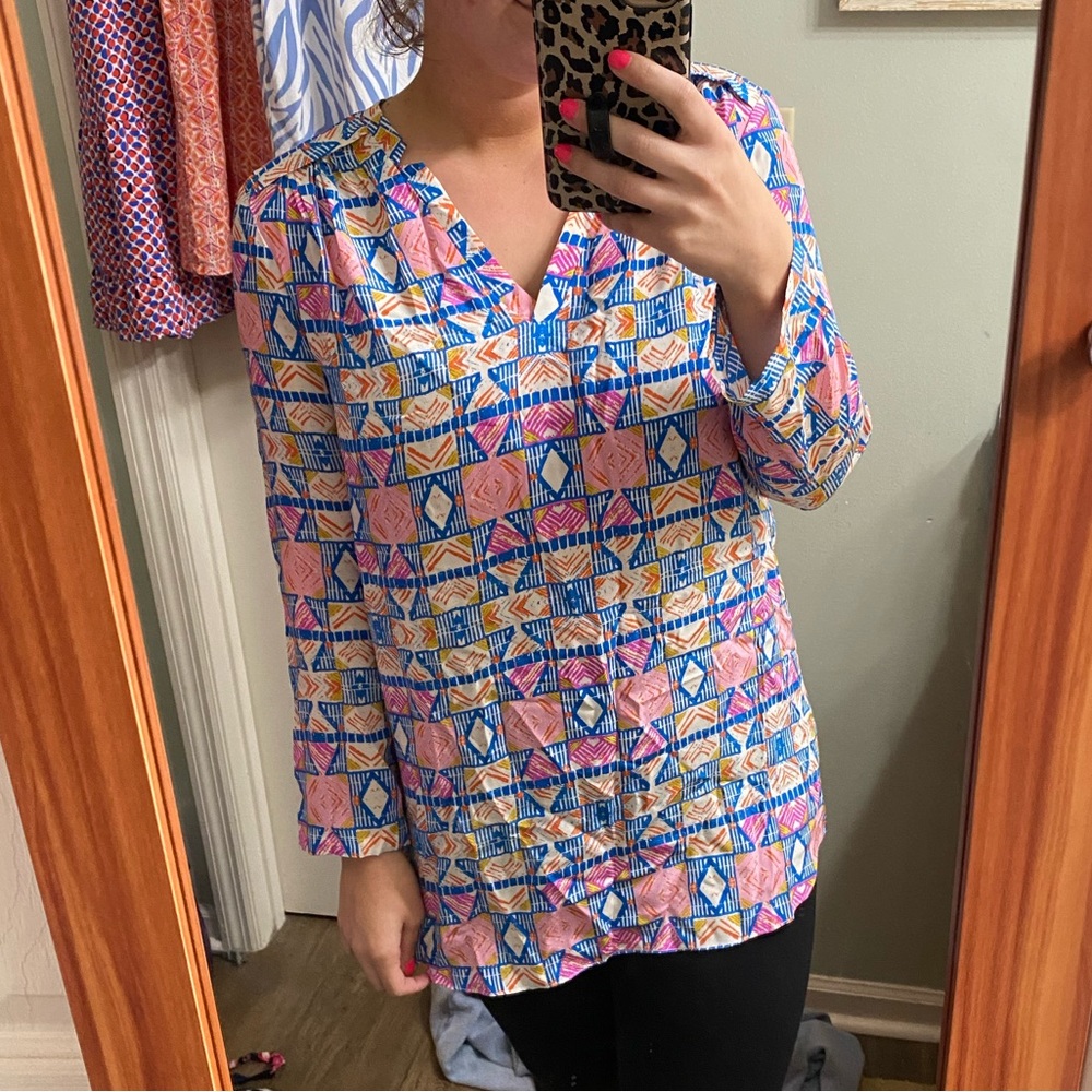 Amanda Uprichard 100% Silk Tunic